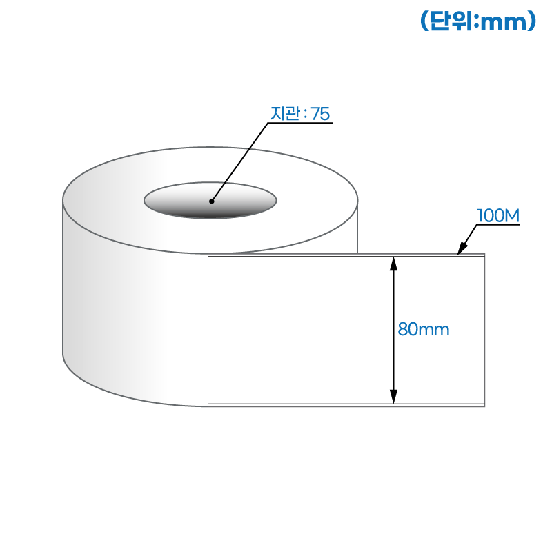 더 롤라벨 RL80F100DT (75지관)