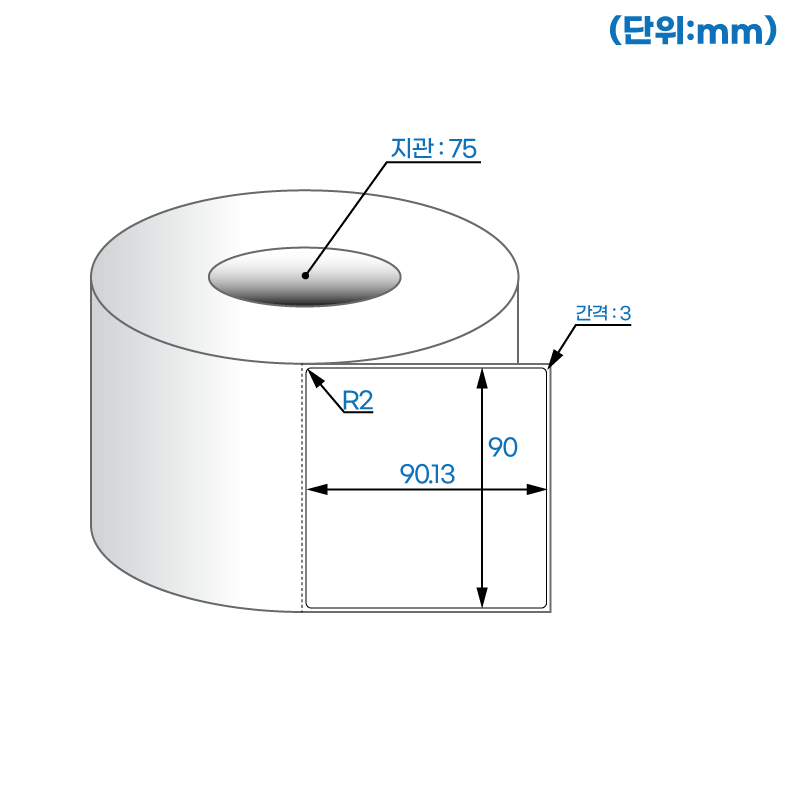 더롤라벨 RL9090DT