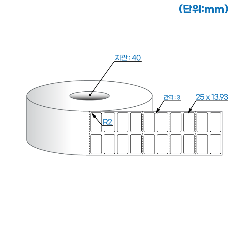 더롤라벨 RS025014DT