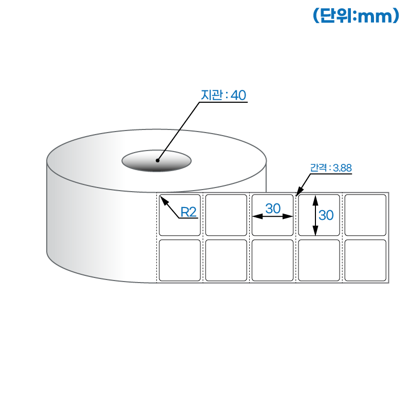 더롤라벨 RS031031DT