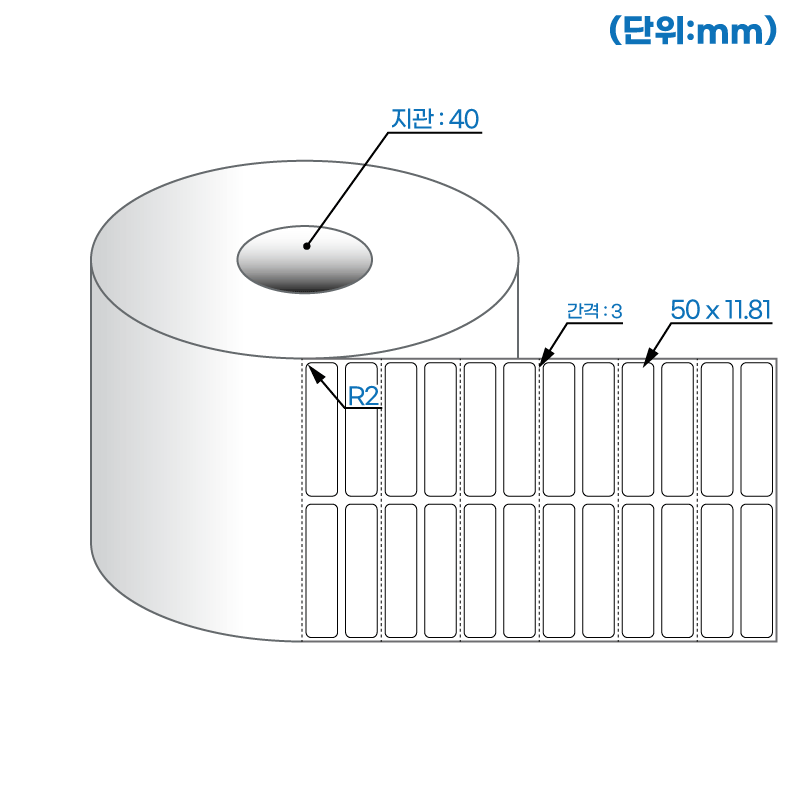 더롤라벨 RS050012DT