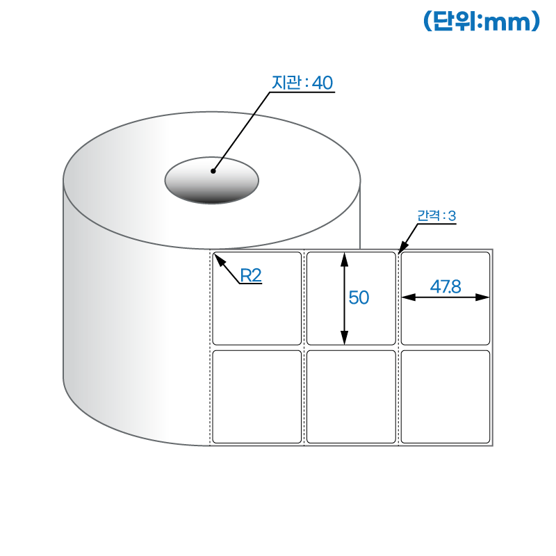 더롤라벨 RS050048DT