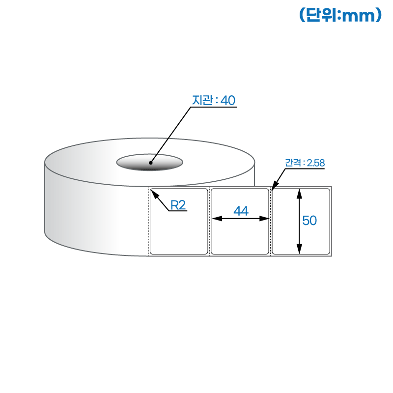 더롤라벨 RS5044DT