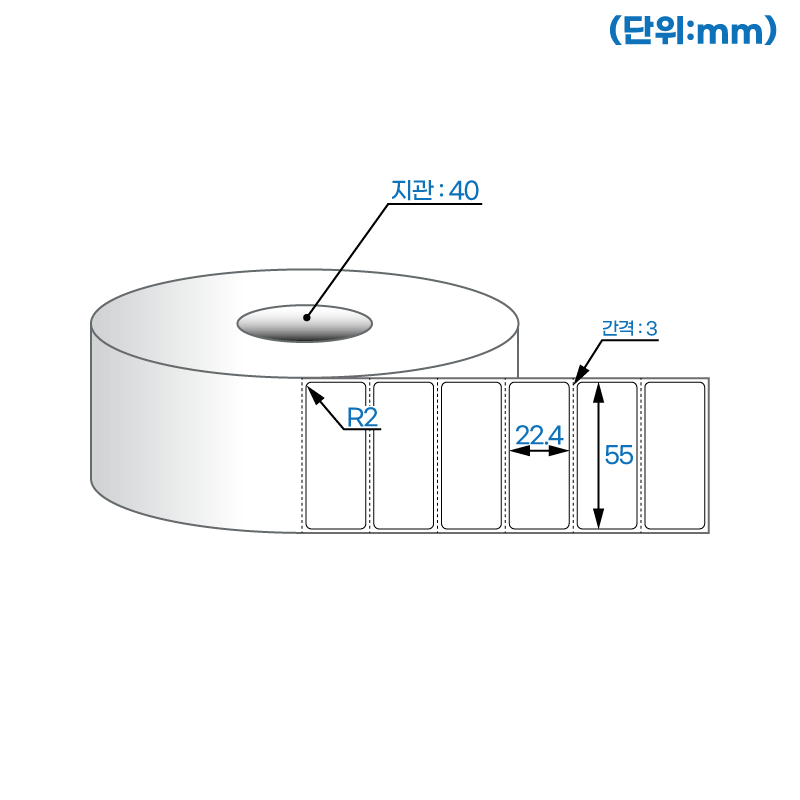 더롤라벨 RS5522DT