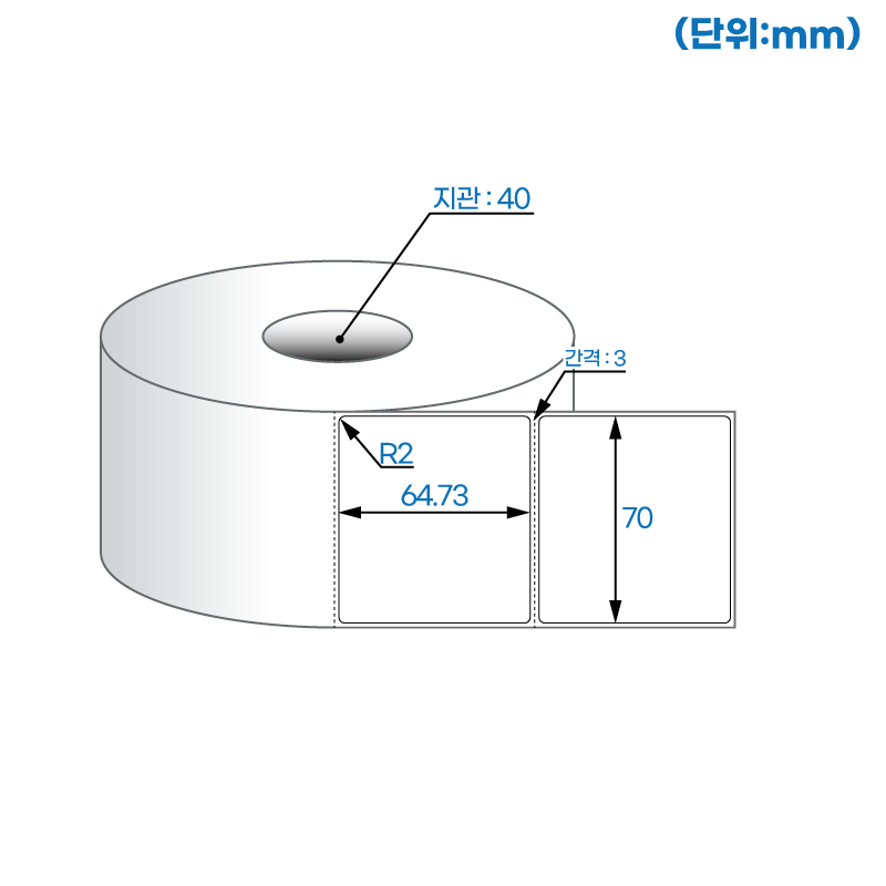 더롤라벨 RS7065DT