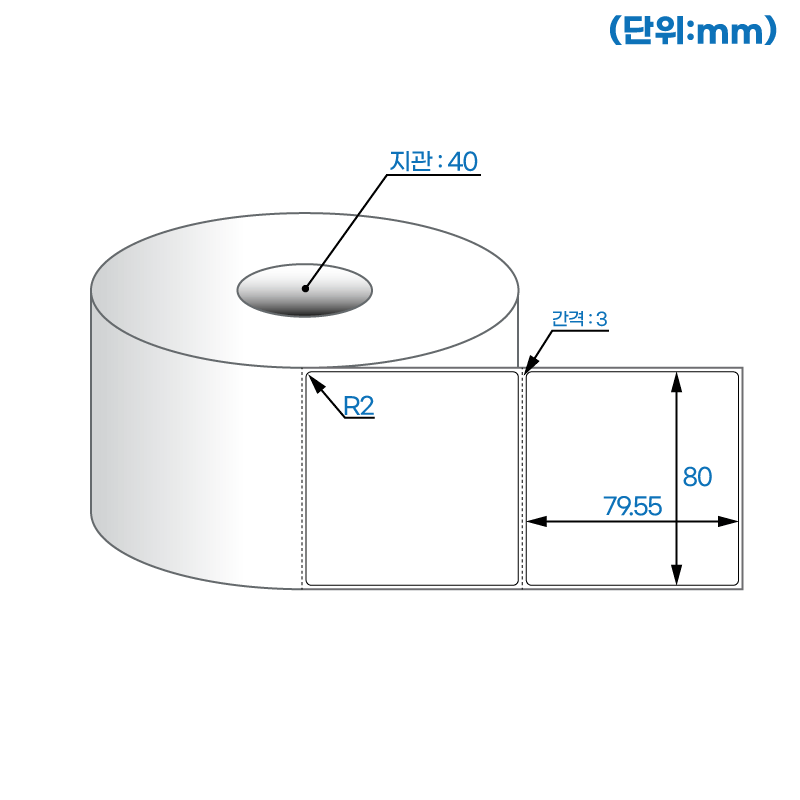 더롤라벨 RS8080DT