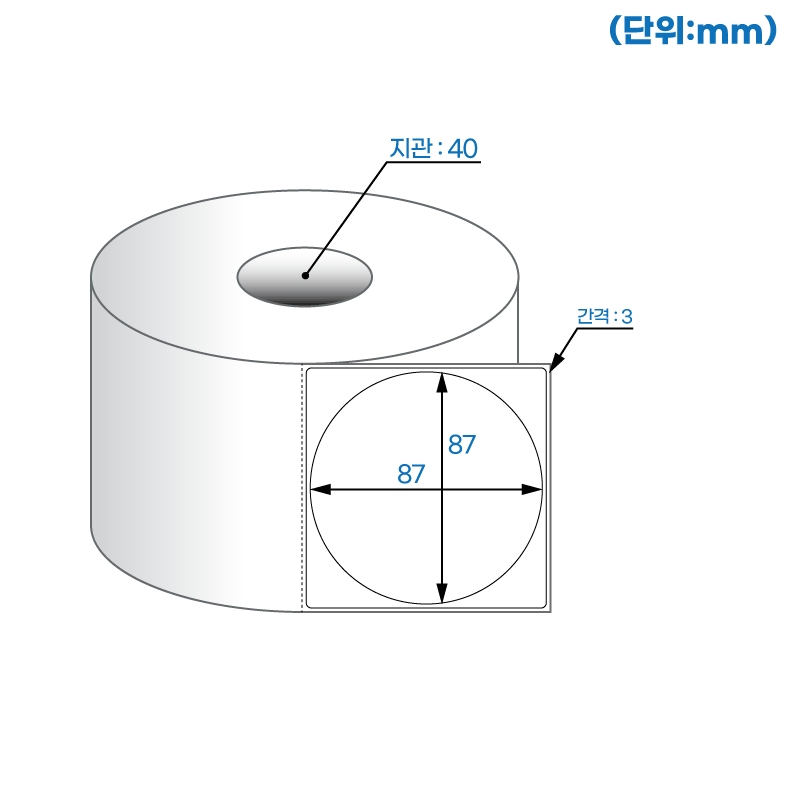 더롤라벨 RS8787DT