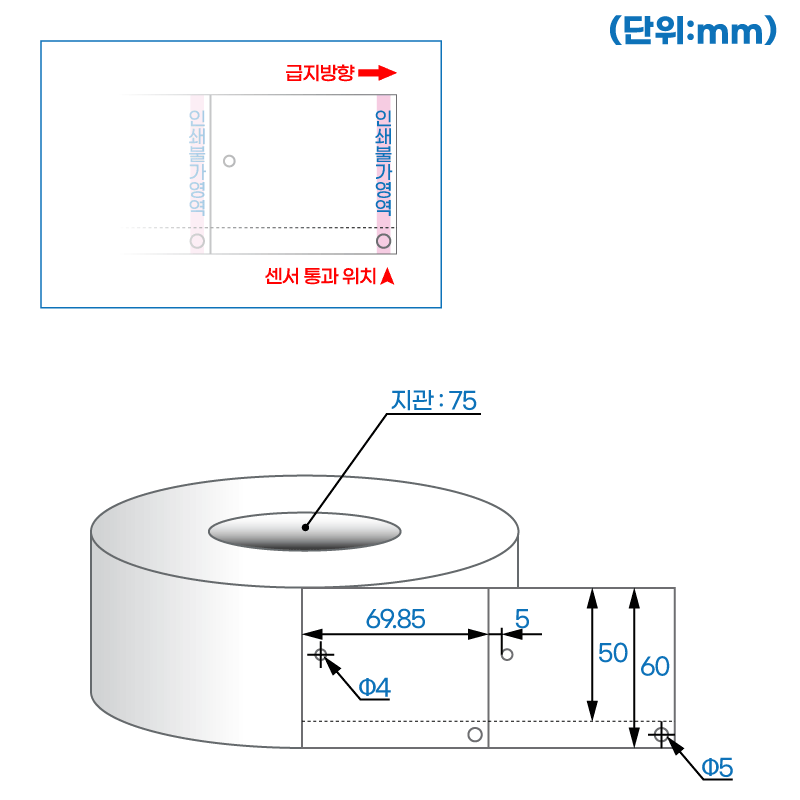 더 롤태그 TRLH5070TK (75지관)