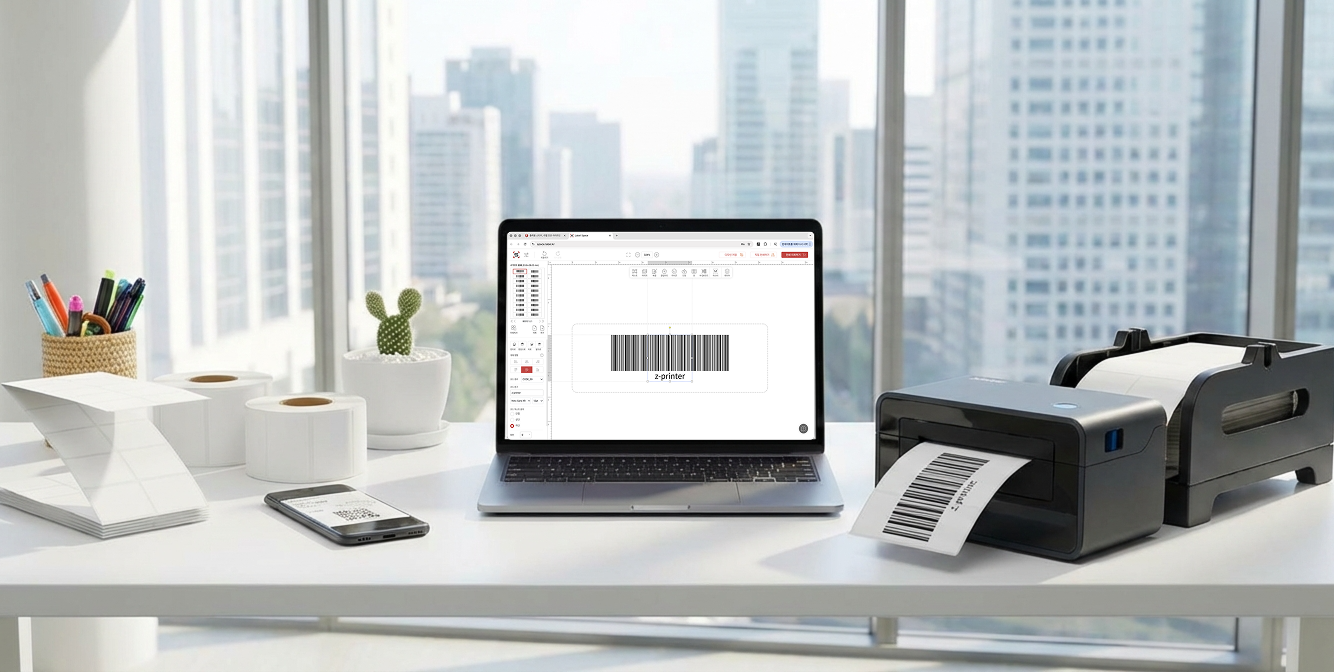 제트프린터와 라벨스페이스