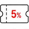 5% 앵콜 쿠폰 발급
